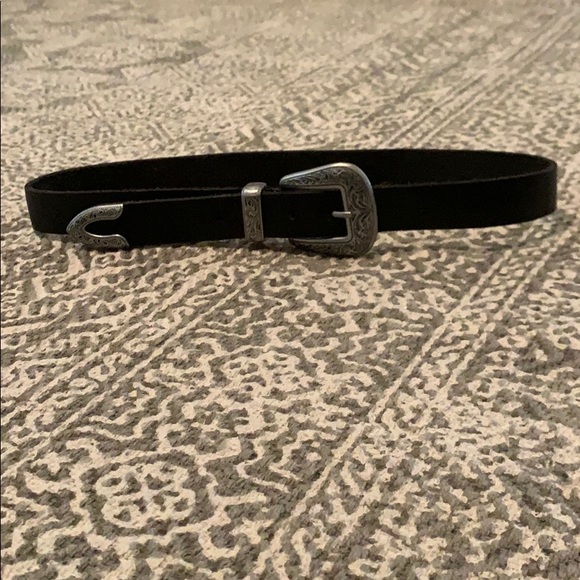 Black Urban Outfitters Ecote Metal-Tipped Belt - Picture 2 of 4